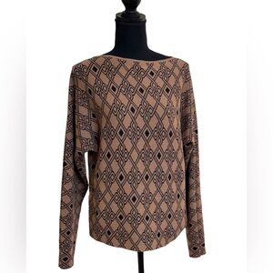 Rafiana Diamond Pattern Sweater